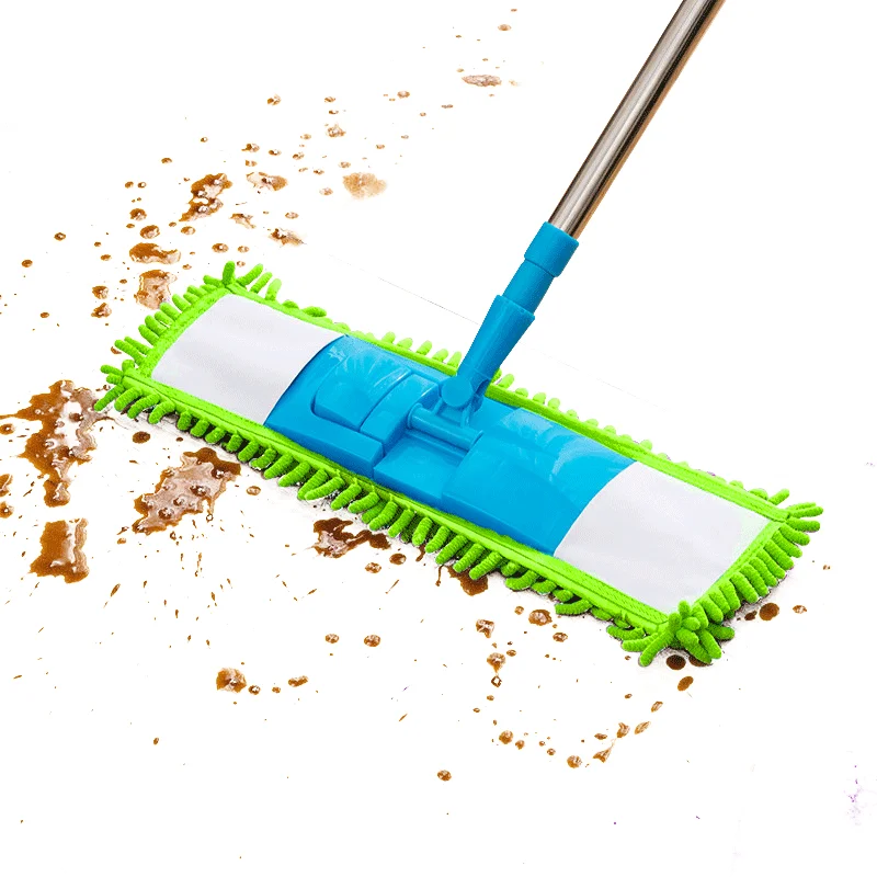 Customizable Chenille mop replacement head for household cleaning microfiber flat mop replacement head Chenille floor mop