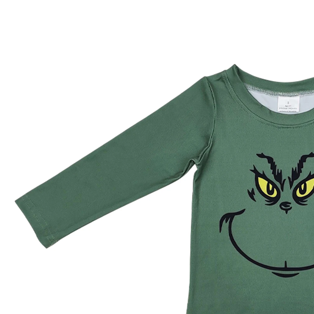 2024 ready to ship no moq wholesale infant baby boy long sleeve Christmas holiday shirt kids spring fall top cheap price