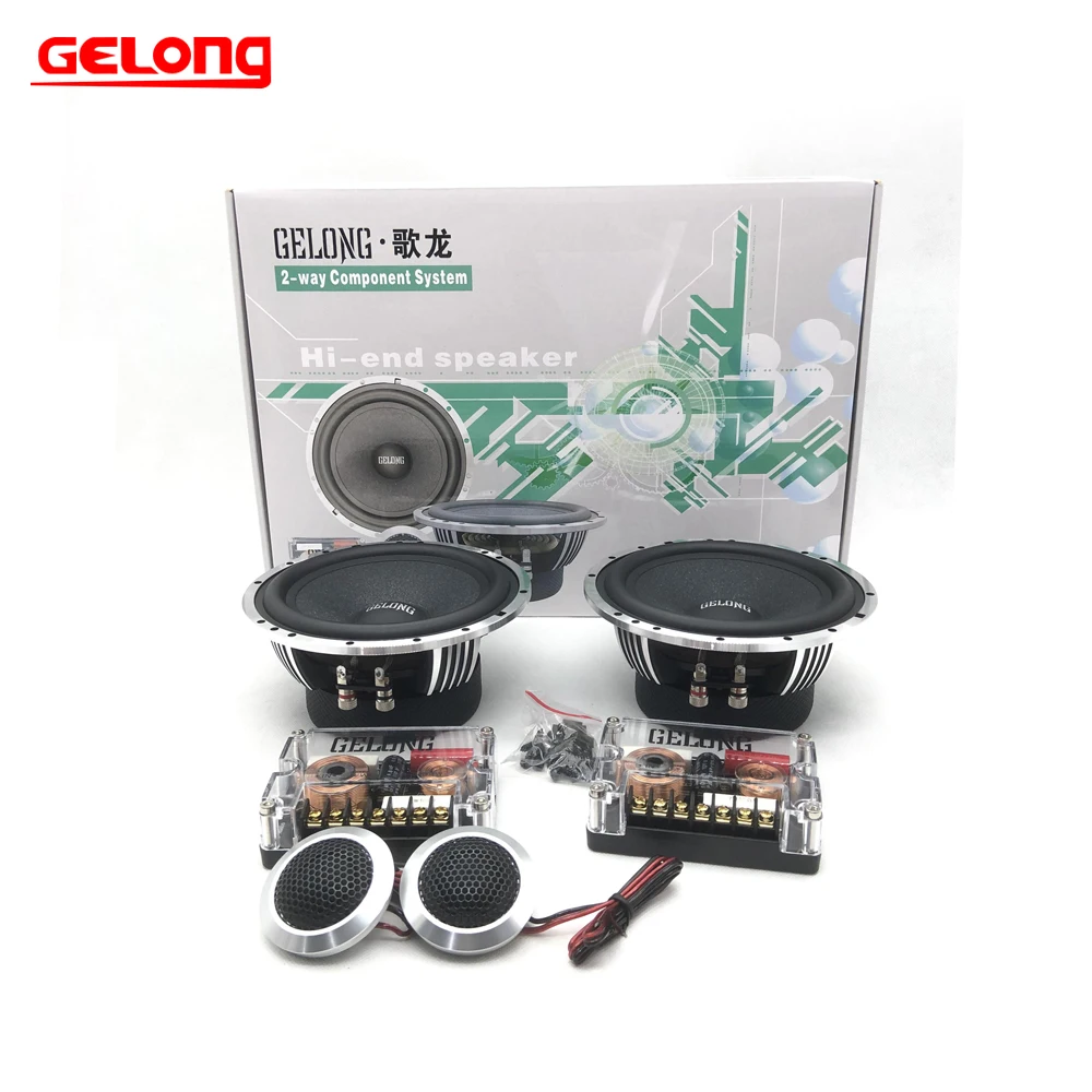 GeLong factory  6.5 Inch 2-way GL-268 Component Car Speaker Speakers Car Audio For Cars Speaker Full Range