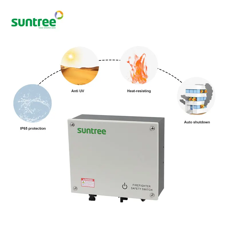 Single Strings Solar rapid shutdown switch firefighter safety switches for solar panel array dc 1500V