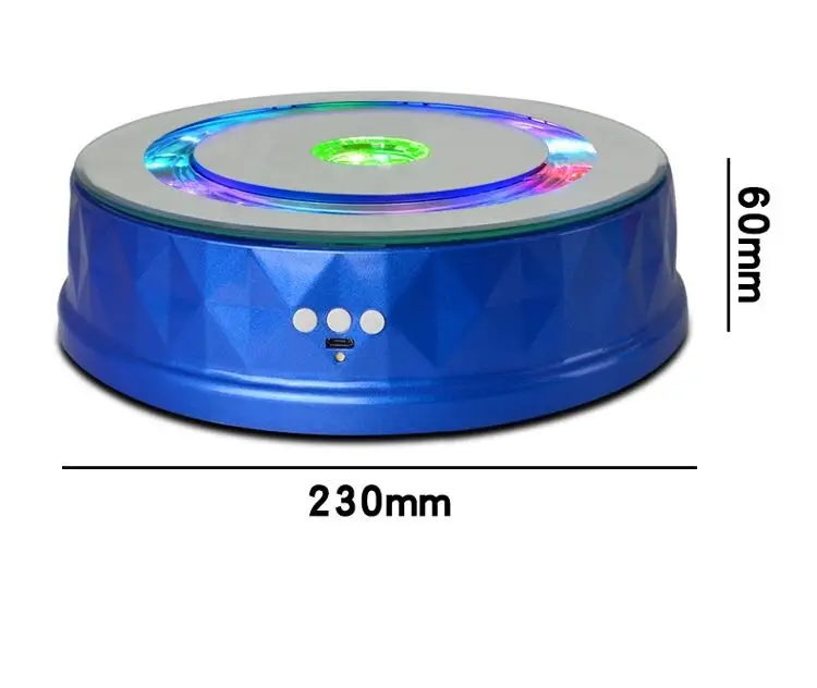 
Top selling 23CM electric rotator with light LED electric turntable for jewelry -maquillage 