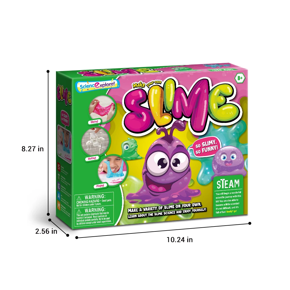 Hot Selling Colorful Mixing non-toxic DIY slime making kit Children Gifts make playdough slime mud kids educational toys