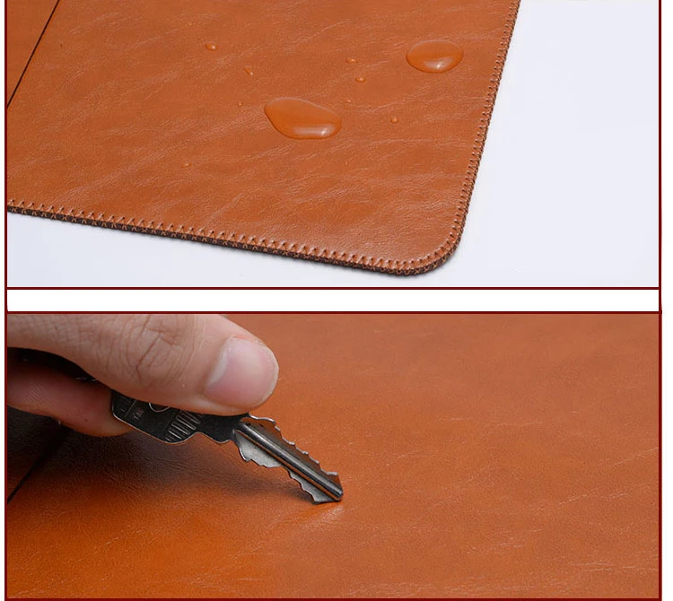 For MacBook Case 13 Inch Laptop Sleeve, Leather Case Bag,5 in 1 Bundle Waterproof Cover for Macbook Air & Pro with Mouse Pad