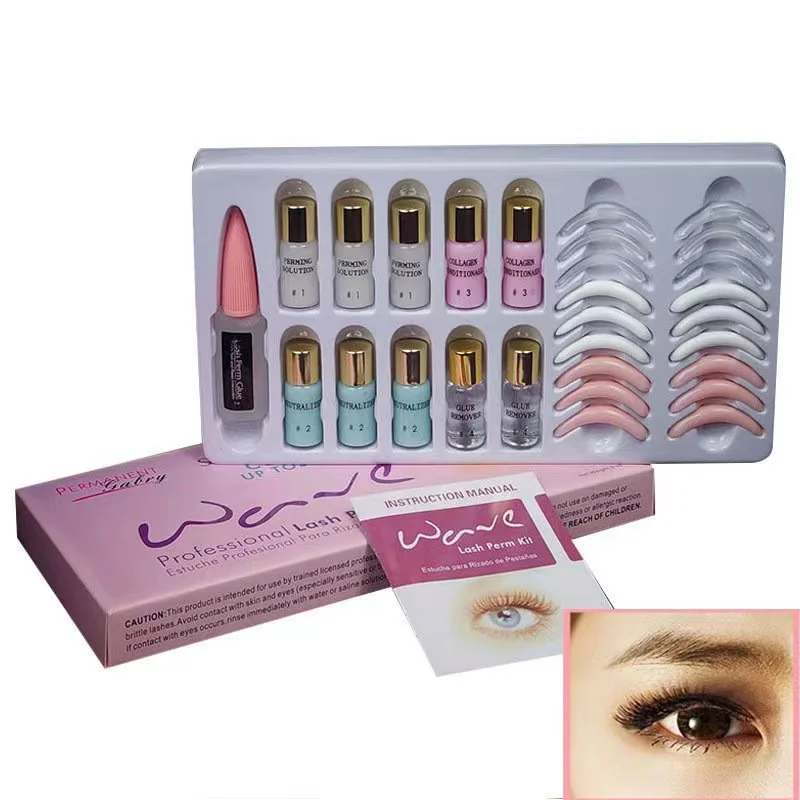 OEM Private Label Full Eyelash Lash Perming Lifting Kit With Custom Service