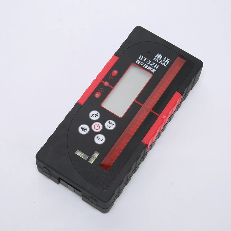 Sylaval DT320 laser level receiver detector with LCD screen outdoor automatic 360 laser leveller with receiver