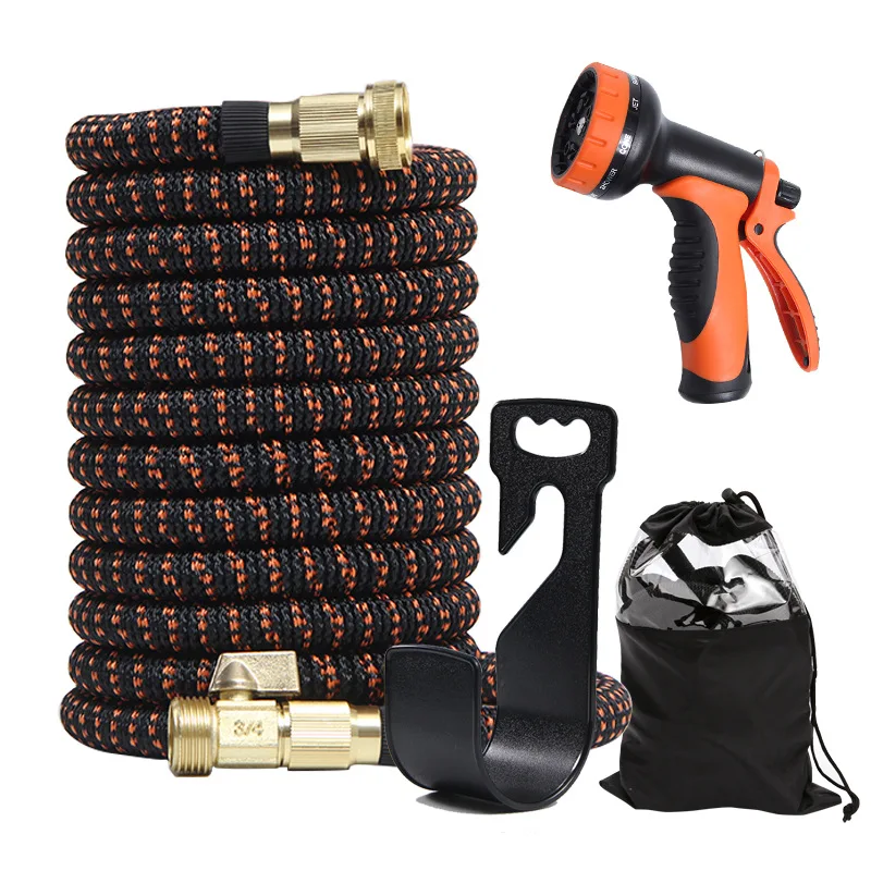 Factory Direct Retractable Garden Water Hose Car Washer Water Hose Pipe 10 Patterns Expandable Garden Hose Set