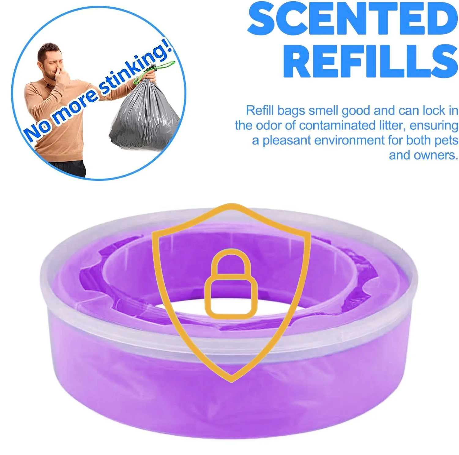 Bady Diaper Refill Bags Compatible With Lock Smell Diaper Genie Refill Bags Diaper Refill Bag