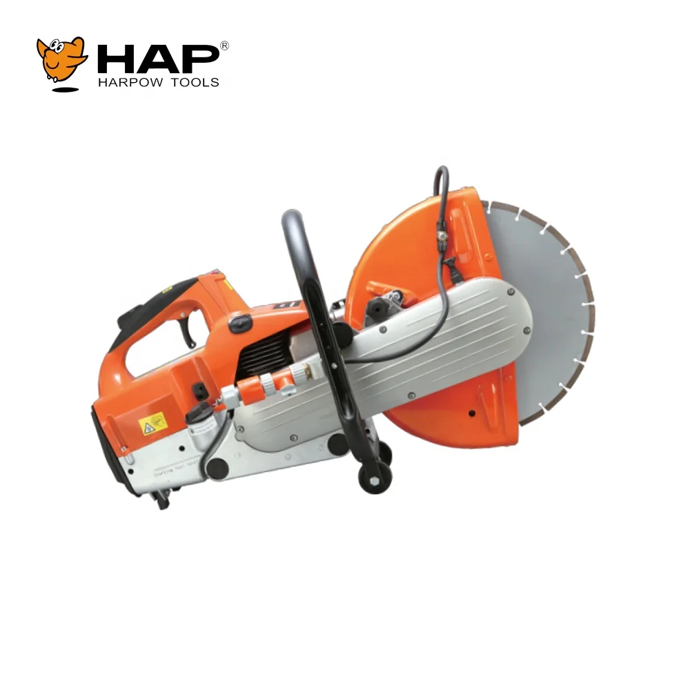 Hand Held Gasoline Concrete Cut Off Saw Machine For Cutting Granite Concrete Brick