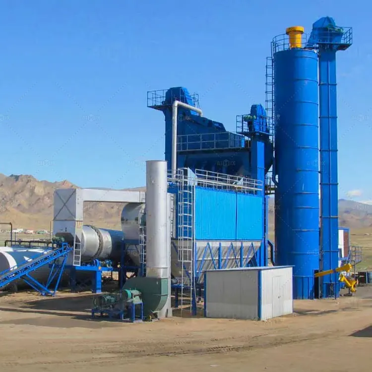 Stationary Batch Type Asphalt Mixing Plant With Capacity of 160 Tons Per Hour and 200 Tons Per Hour