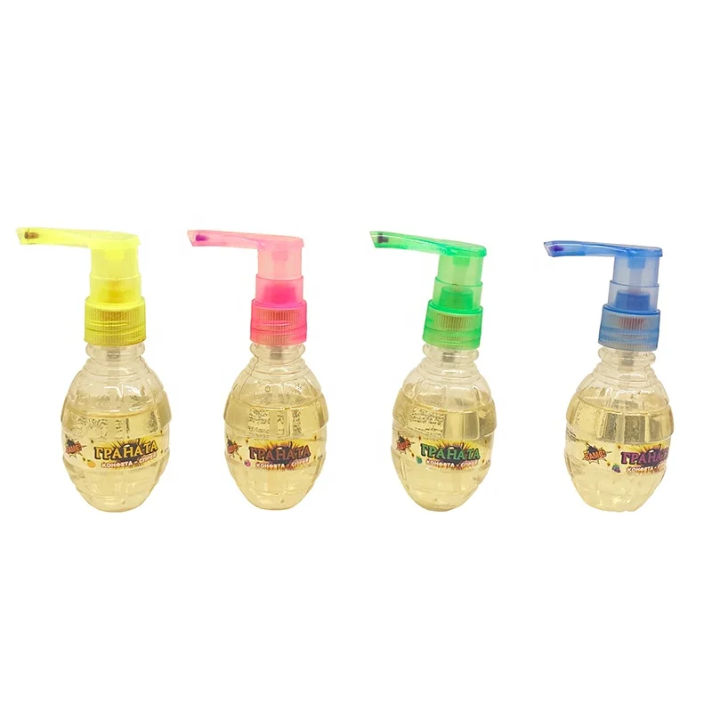New Arrival Toy Candy Antitank Grenade Shape Casual Snacks Liquid Boom Spray Candy