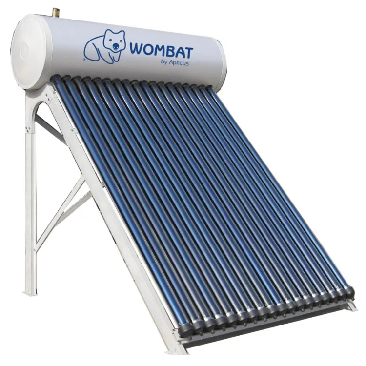 150L, 180L, 200L, 240L, 300L Evacuated Tubes High Pressure Pressurized Thermosyphon Solar Water Heaters For Residential