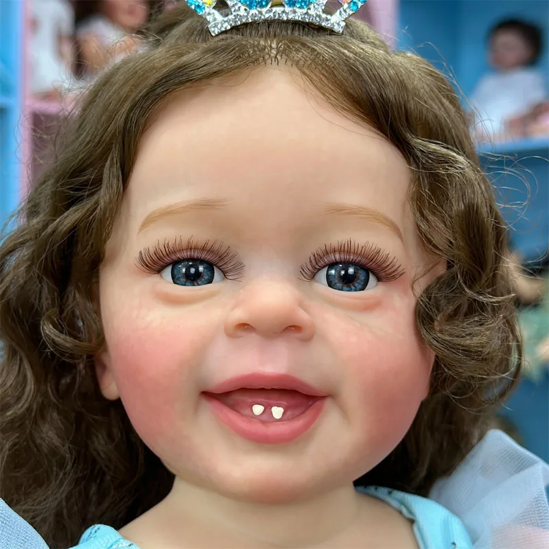 High Quality Realistic Reborn Baby Vinyl Doll Soft Toy Model Fashion Doll for Birthday Gift