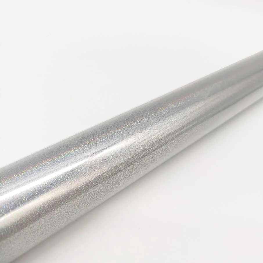 silver sand design holographic heat transfer laser Foil Supplier