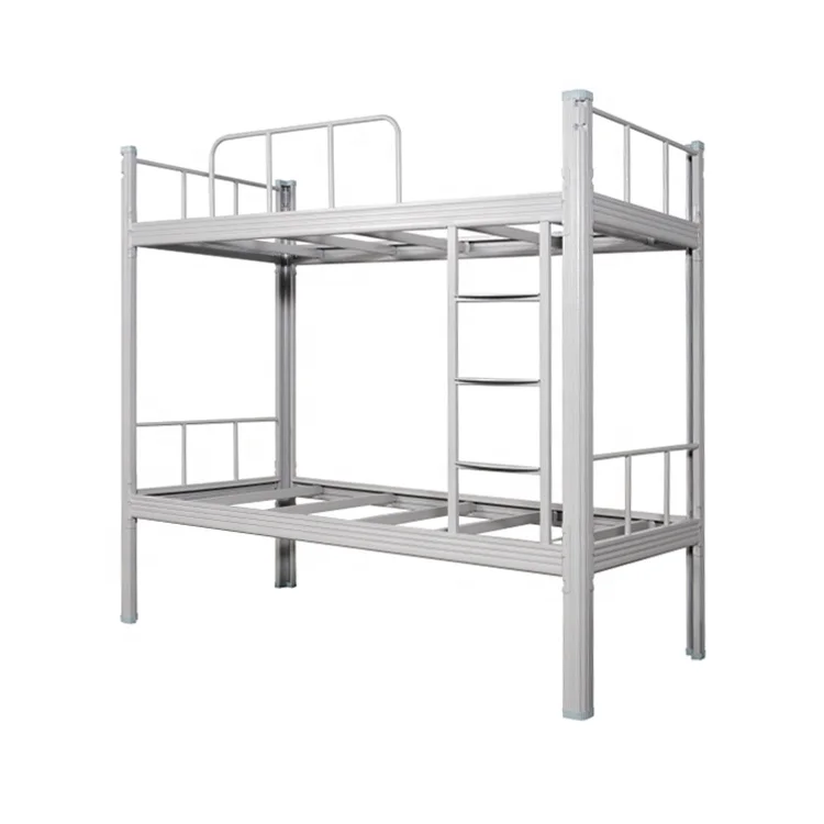 
High quality metal double bed iron army bed frame steel heavy duty bunk bed for adult letto 