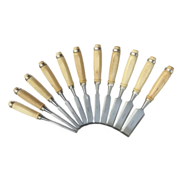 Professional wood working carving tools flat wood chisel