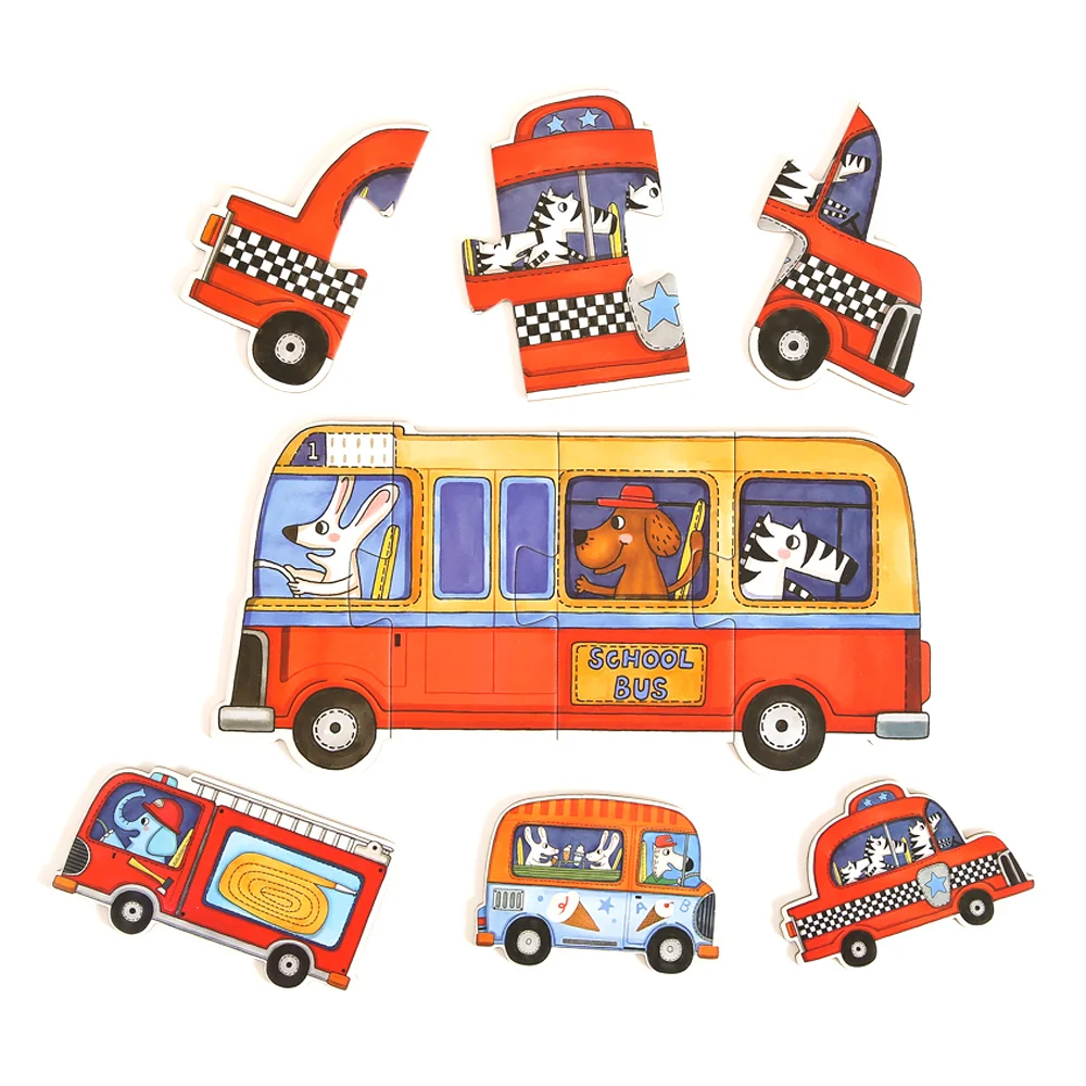 Multifunctional Bebe Car toys Numbers Count Digital Building Blocks Logarithm Board Fishing Paper Jigsaw Puzzle Games Baby Toys