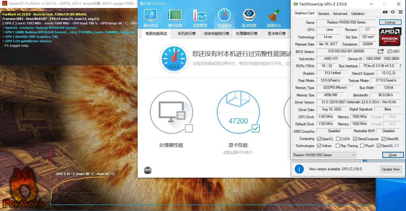 Cheap Price RX 550 GDDR5 4gb GPU PCI Express3.0 X8 Gaming 128 bit video cards rx 550 Graphics Card for computer Gaming