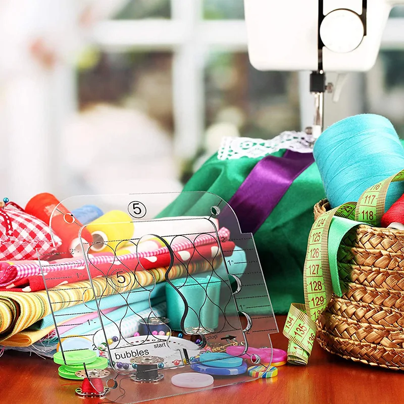 11 вариантов Бесплатный движение 3 мм/5 мм шаблон для квилтинга линейка швейная машина домашние шаблоны «сделай сам» квилтинг прозрачная акриловая