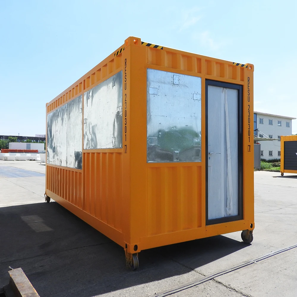 Steel commercial storage container hurricane proof prefab modern houses container houses for sale