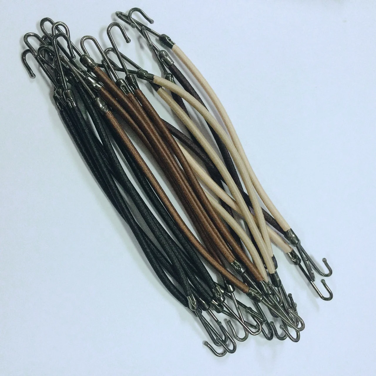 Factory wholesale mixed cheap elastic  ponytail holder hair ties silicon hair hooks