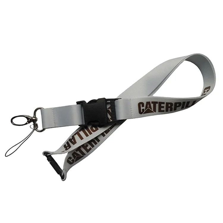 Heat Transfer Printed Plastic Id Holder Lanyard Id Card Holder Neck Rope