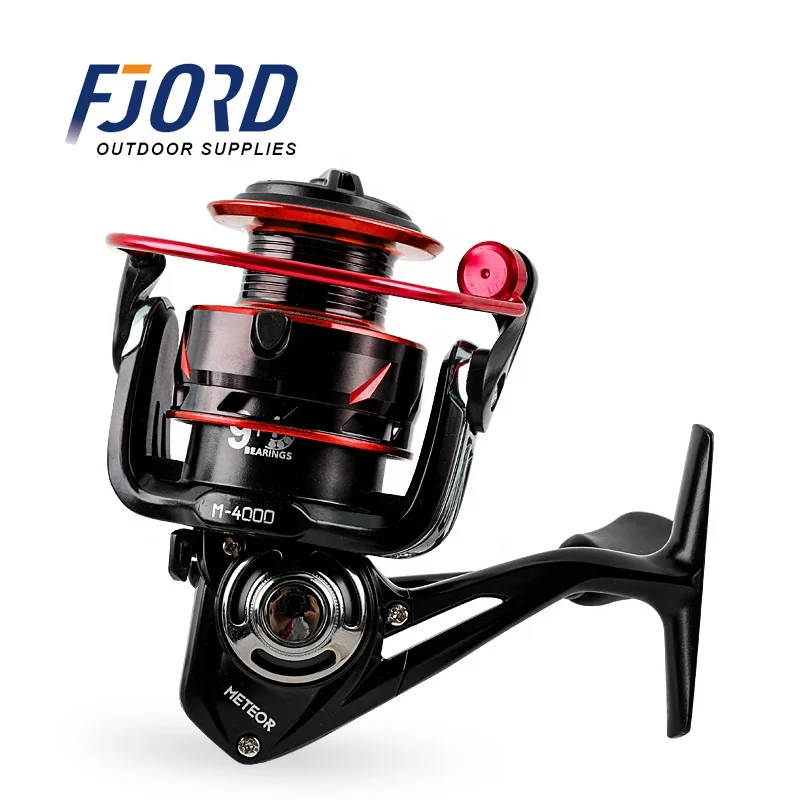 Fjord 9+1BB Fishing Reels Saltwater Metal Spinning 5.2:1 Saltwater Spinning Reel Fishing