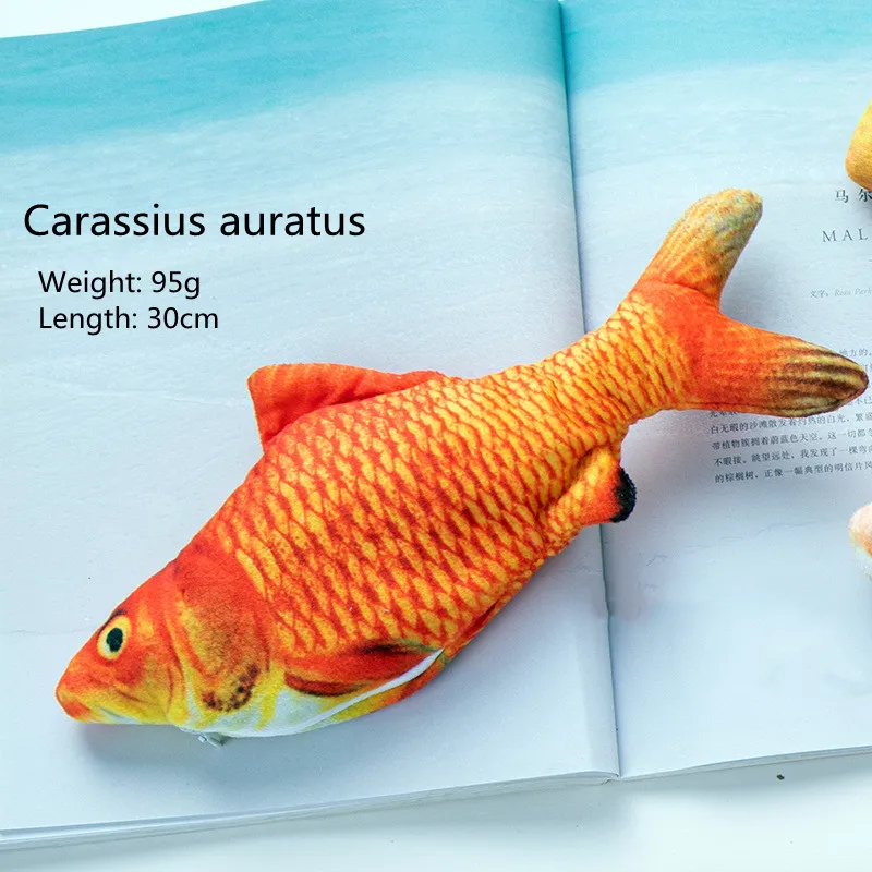 Usb Electric Moving Flippity Catnip Dancing Fish Cat Toy Cat Flapping Kicker Electric Simulation Interactive Fish Toy For Cat