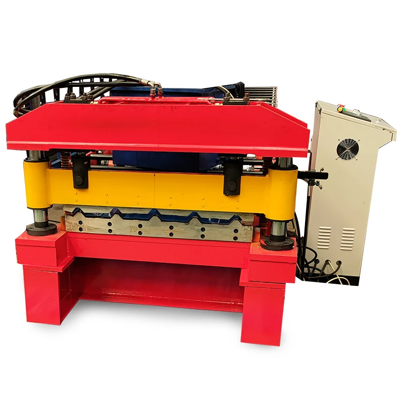 PLC Control Easy Operation Automatic TUFF TR4 TR5 TR6 RIB Double Layer Roof Panel Ibr Roof Sheeting Roll Forming Machine