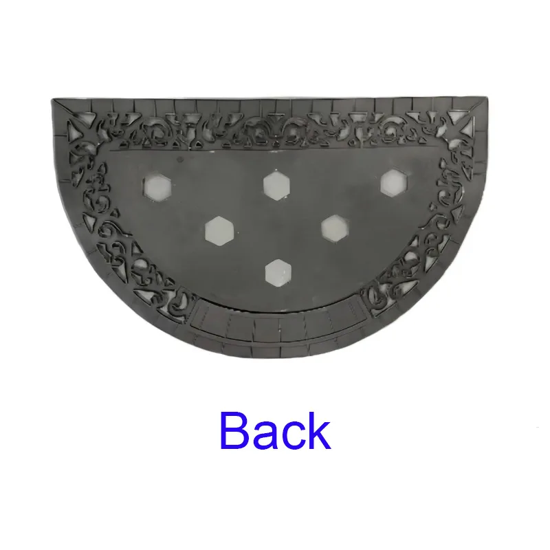 Personalized blank plain white doormat sublimation door mat with non-slip rubber at backside