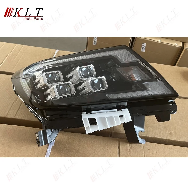 KLT high quality headlights ABS plastic pickup LED head light lamp for Nissan Navara NP300 2016-2021 Headlight headlamp