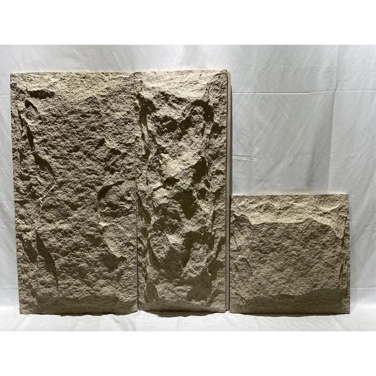 Pu Stone Wall Panel Waterproof Cultural Skin Mushroom Stone Polyurethane Artificial Stone