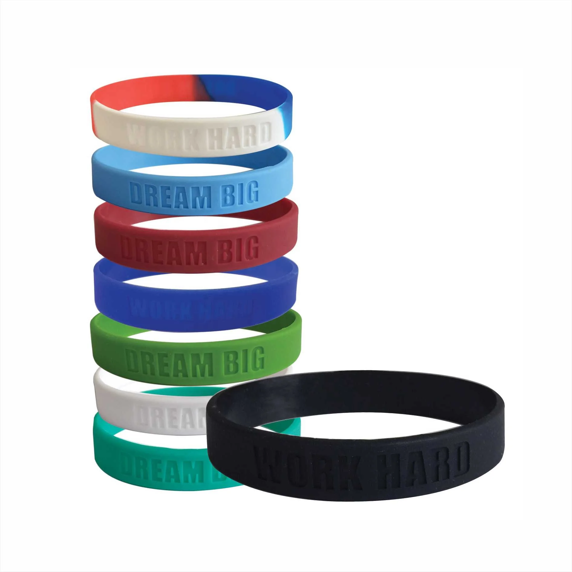 Promotional Customized Logo Soft PVC Plastic Silicone Bracelet