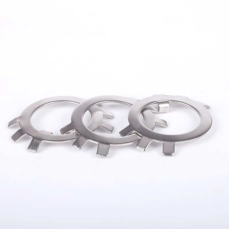 M60 M65 M68-M76 304 Stainless Steel Backstop washer six-claw washer Tab Washers For Round Nuts
