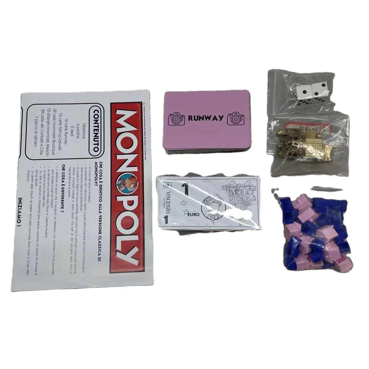 Custom monopoli board game high quality plastic house