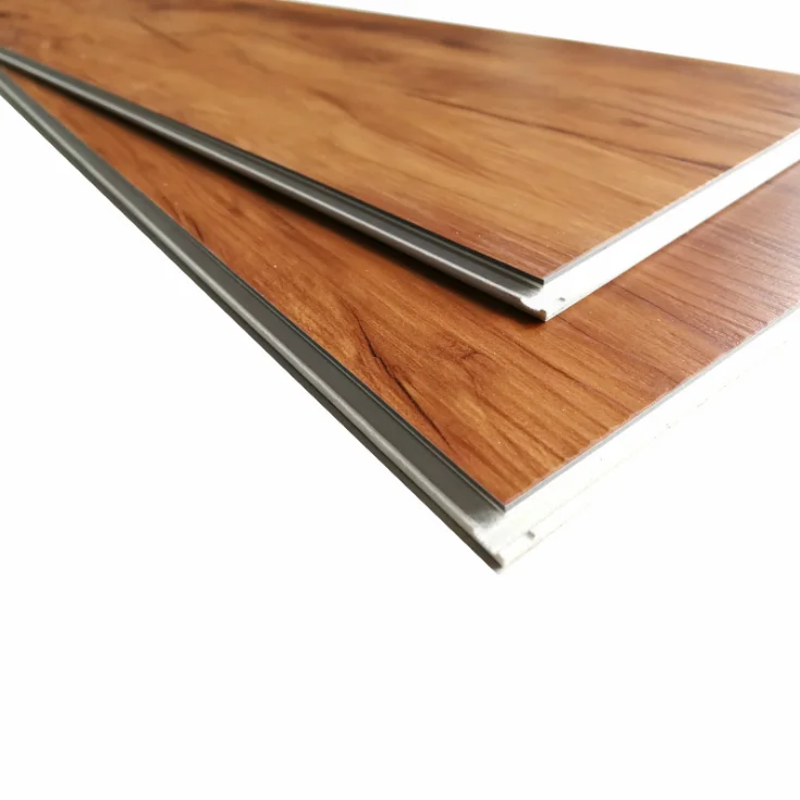Easy Install Composite Plastic Wooden Grain Protective Interlocking SPC Vinyl Rigid Core PVC Flooring Vinyl Flooring Plank Tiles