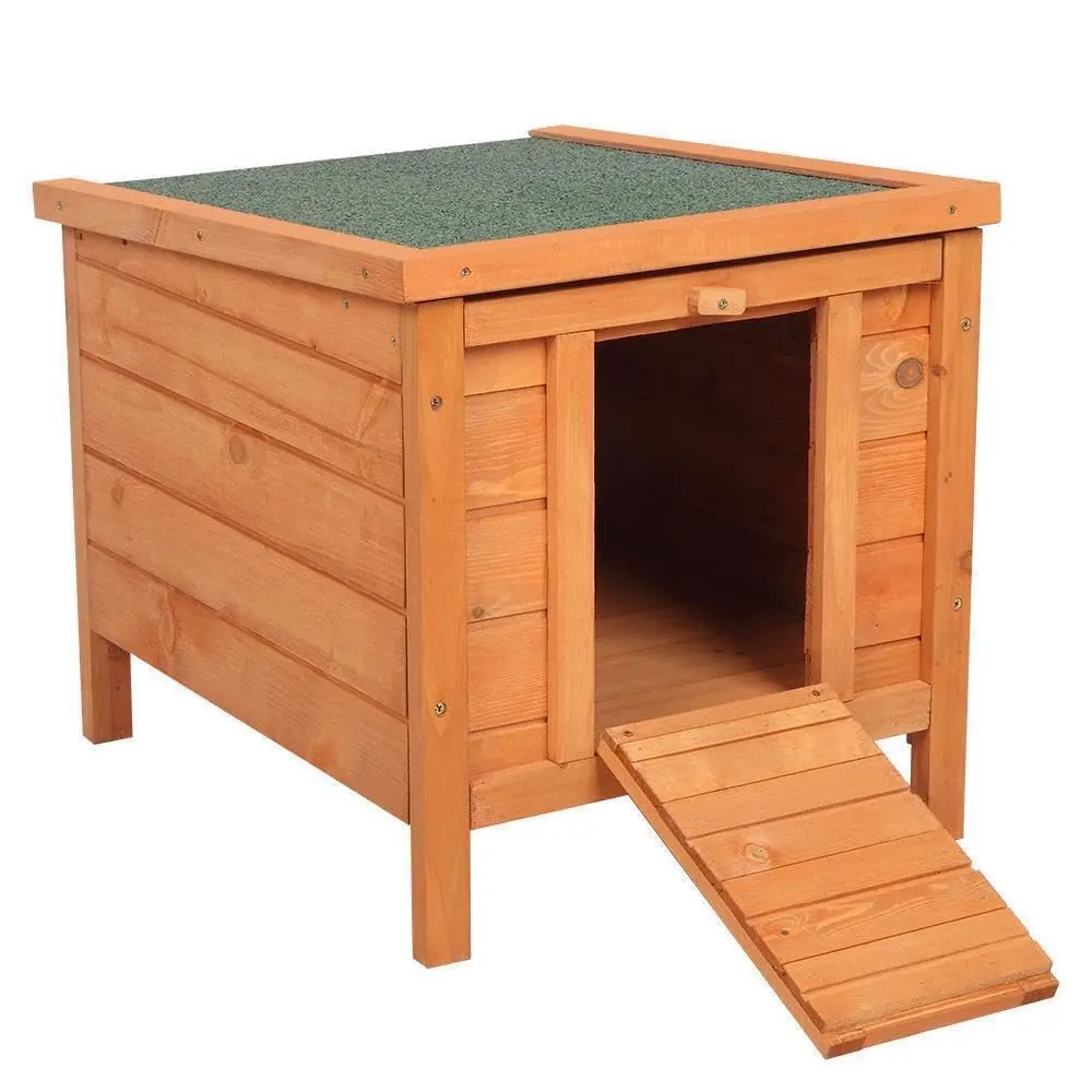 Wood Bunny Cage Rabbit Hutch Chicken Coop Pet House for Small Animals