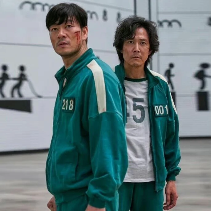 New Design Squid Game Merchandise Korean Tv Series Squid Game Cosplay Clothes With High Quality