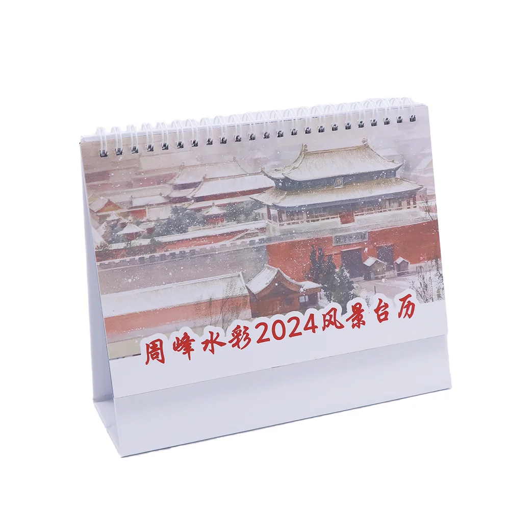 2025 Large Size Desk Calendar with Stickers Monthly Organizer for Planning and Note Taking Book Style