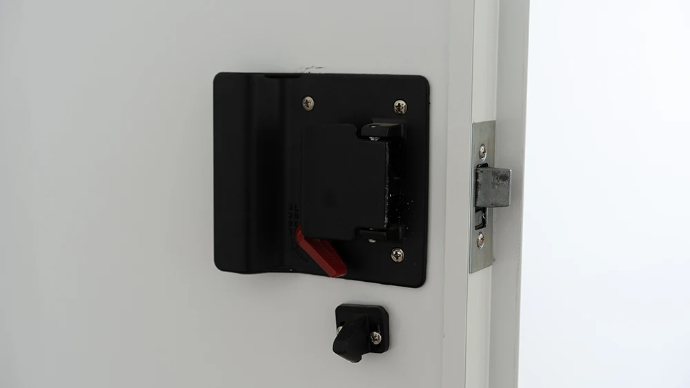 Christmas price discount manufacture supply directly haustur fur wohnmobile saloon RV door includes shade curtain screen door