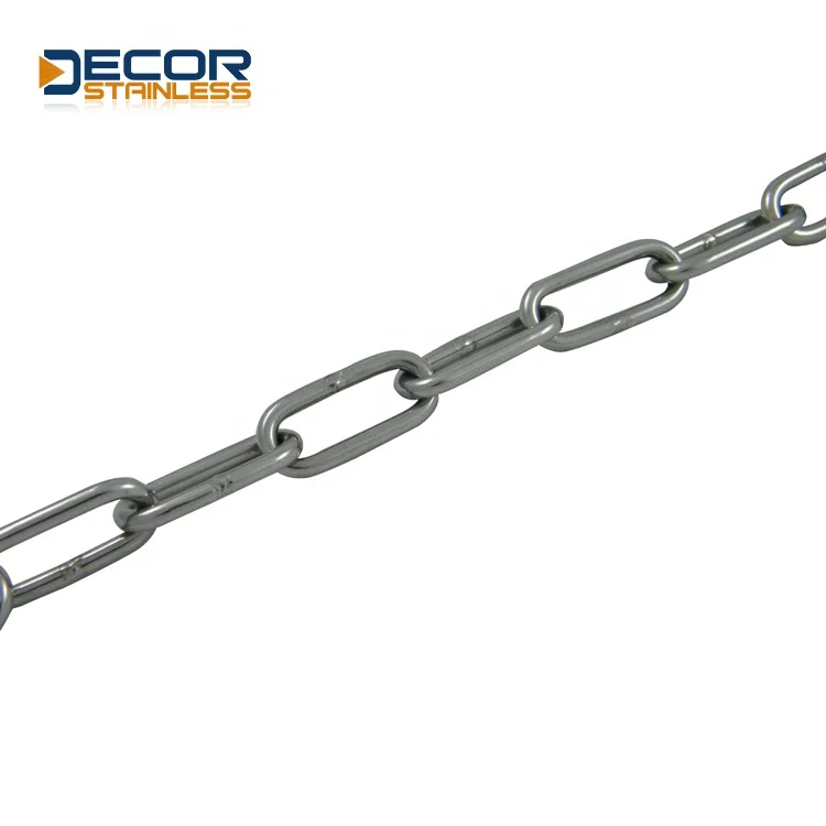 Various specifications Hight strength and polished stainless steel Link Chain