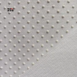little white dots antislip 240CM width nonwoven  mattress fabric