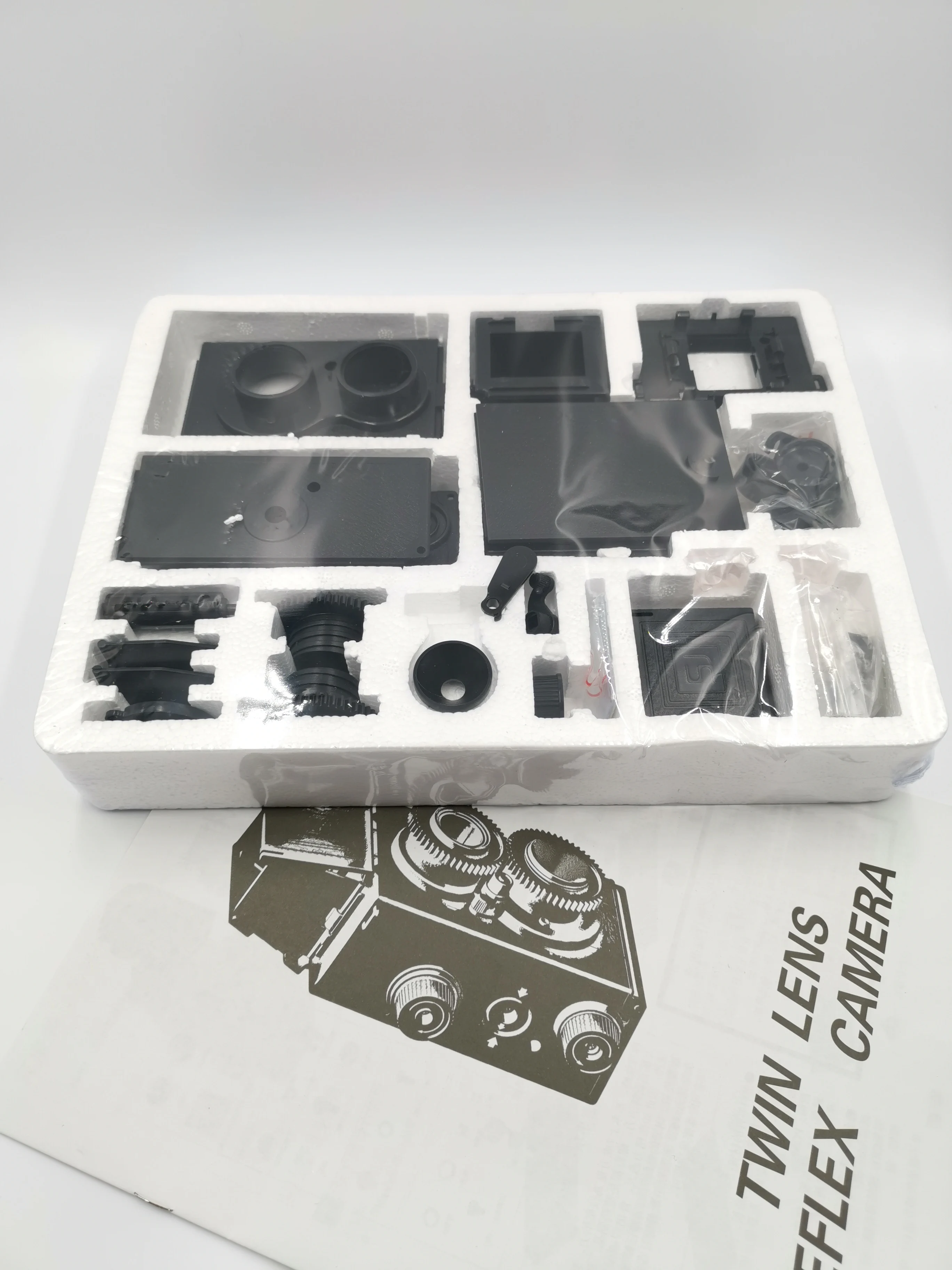DIY Lightnes Classic Retro Holga Lomo Recesky TLR Camera 35mm Film Twin Lens Reflex Kit