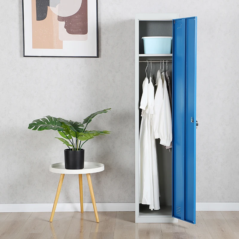 Modern Home office furniture safe iron single door locker storage cabinet