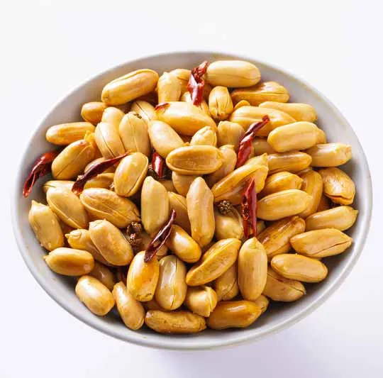 Factory Price roasted peanut kernels wholesale halal foods  snacks  fried and salted/spicy peanuts