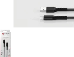 Custom Oem Odm Servise 100CM 2.4A Nylon 8PIN USB Data Cable for iphone