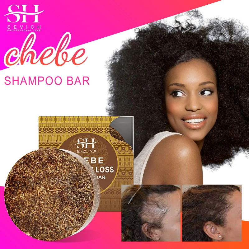 Africa Chad Chebe Shampoo Bar Natural Hair Growth Soap Women Fluffy Anti Loss Hair Regrowth Soap Treatment Hair Care Product
