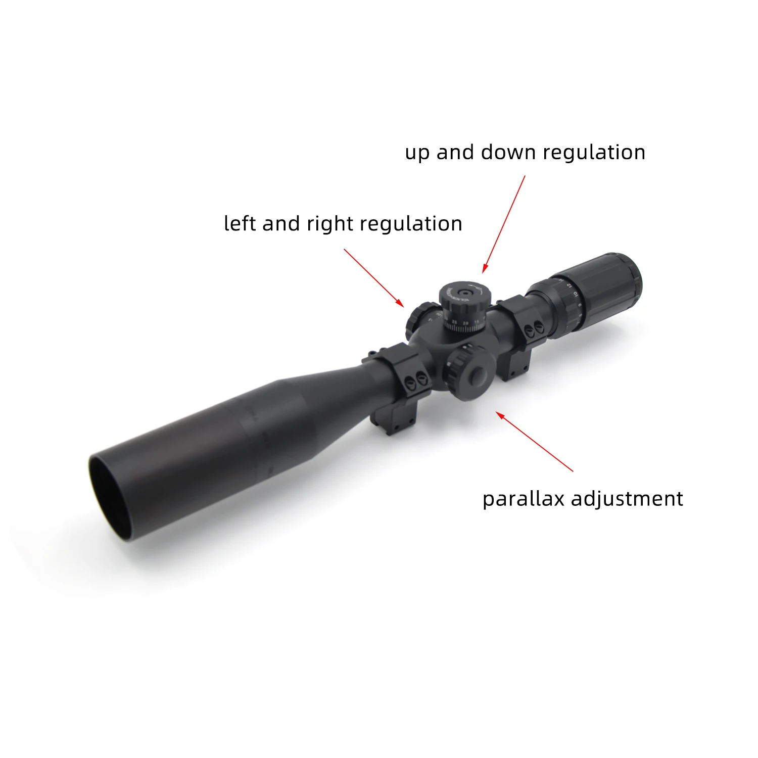 MAGORUI  OPTICS best scope FFP 4-14x44  SFIR Tactical hunting scope with Red Illumination Ultra Wide Scope
