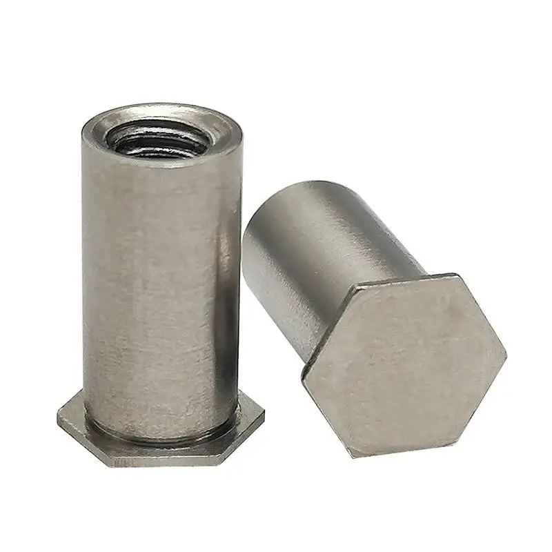 BSOS-440-8-34 Шестигранная внутренняя резьба глухое отверстие из нержавеющей стали, заклепки, шпильки, подшипник, крепежные детали, винтовая заклепка, гайка