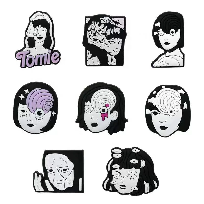 Custom Wholesale Shows Pvc Shoe For Decorations Accessories Via Fedex TOMIE Character Charm Tv Croc Charms