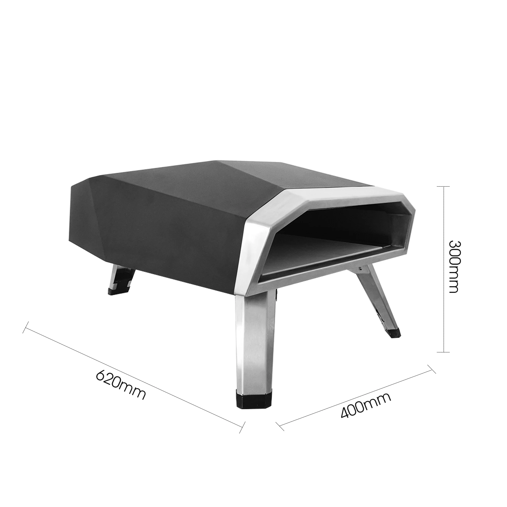 MJ Hot Sale Mini Pizza Oven Household Portable Stainless Steel High Heat Electric Pizza Oven